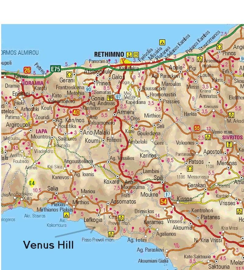 فندق Venus Hill Studio With Private Pool By The Sea دامنوني المظهر الخارجي الصورة